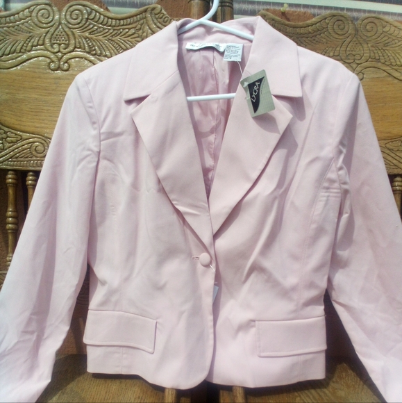 NWT! Elegant Pink Women's Blazer - Picture 3 of 9